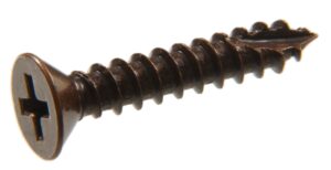 hillman 45363 #7 x 3/4-inch flat phillips wood screw, antique bronze, (pack of 40)