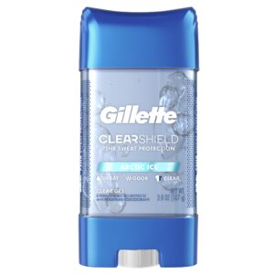 Gillette Antiperspirant and Deodorant for Men, Clear Gel, Artic Ice, 3.8oz