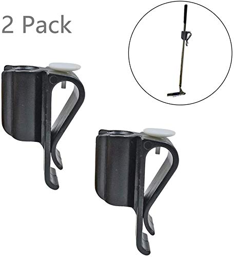 2pcs Golf Bag Clip On Putter Clamp Holder Putting Organizer Club White Ball Marker