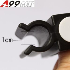 2pcs Golf Bag Clip On Putter Clamp Holder Putting Organizer Club White Ball Marker