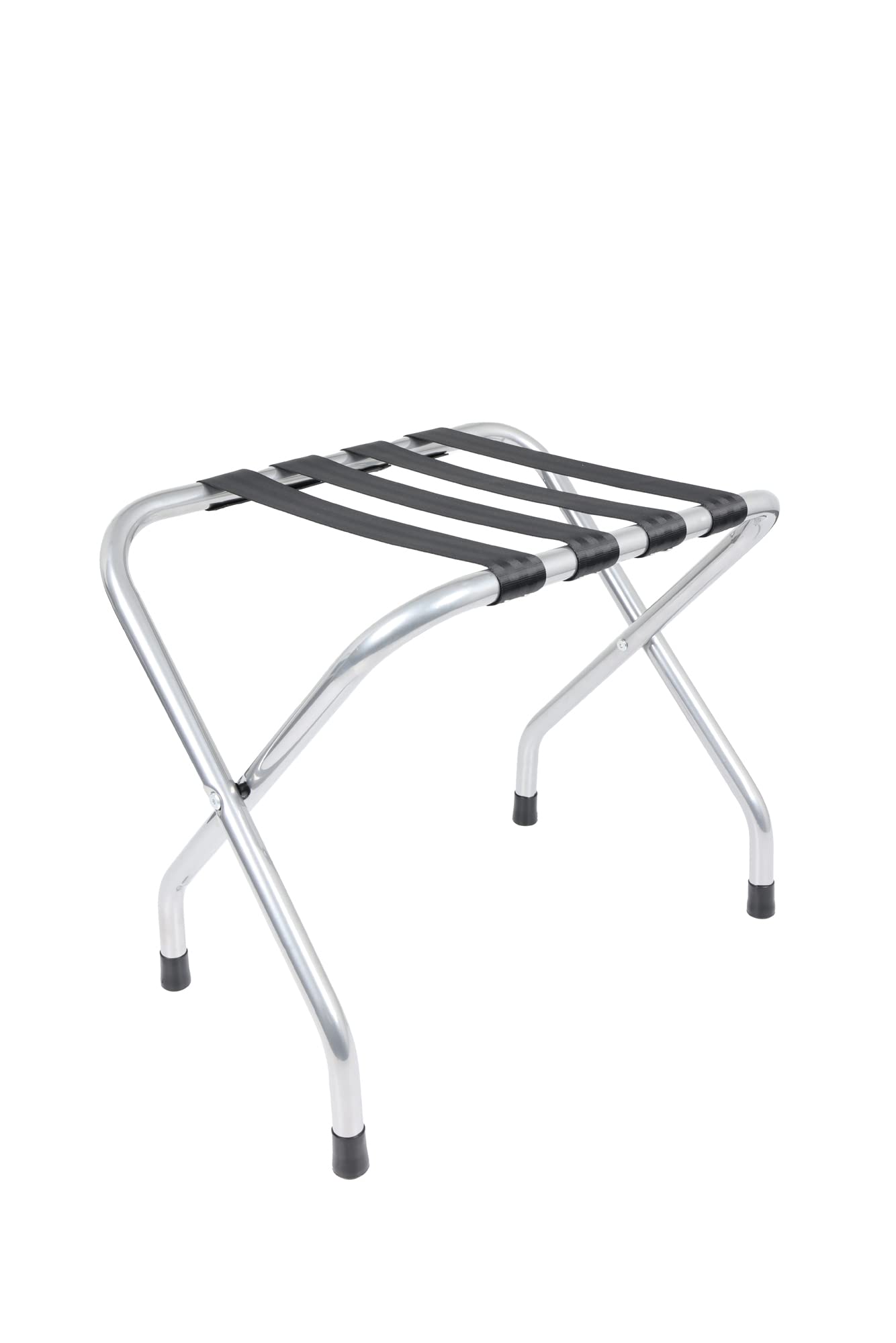 WHP Wholesale Hotel Products- Chrome Luggage Rack- Environmentally safe manufacturing process- Waterproof finish- Perfect for condos, homes, coastal rental properties, hotels