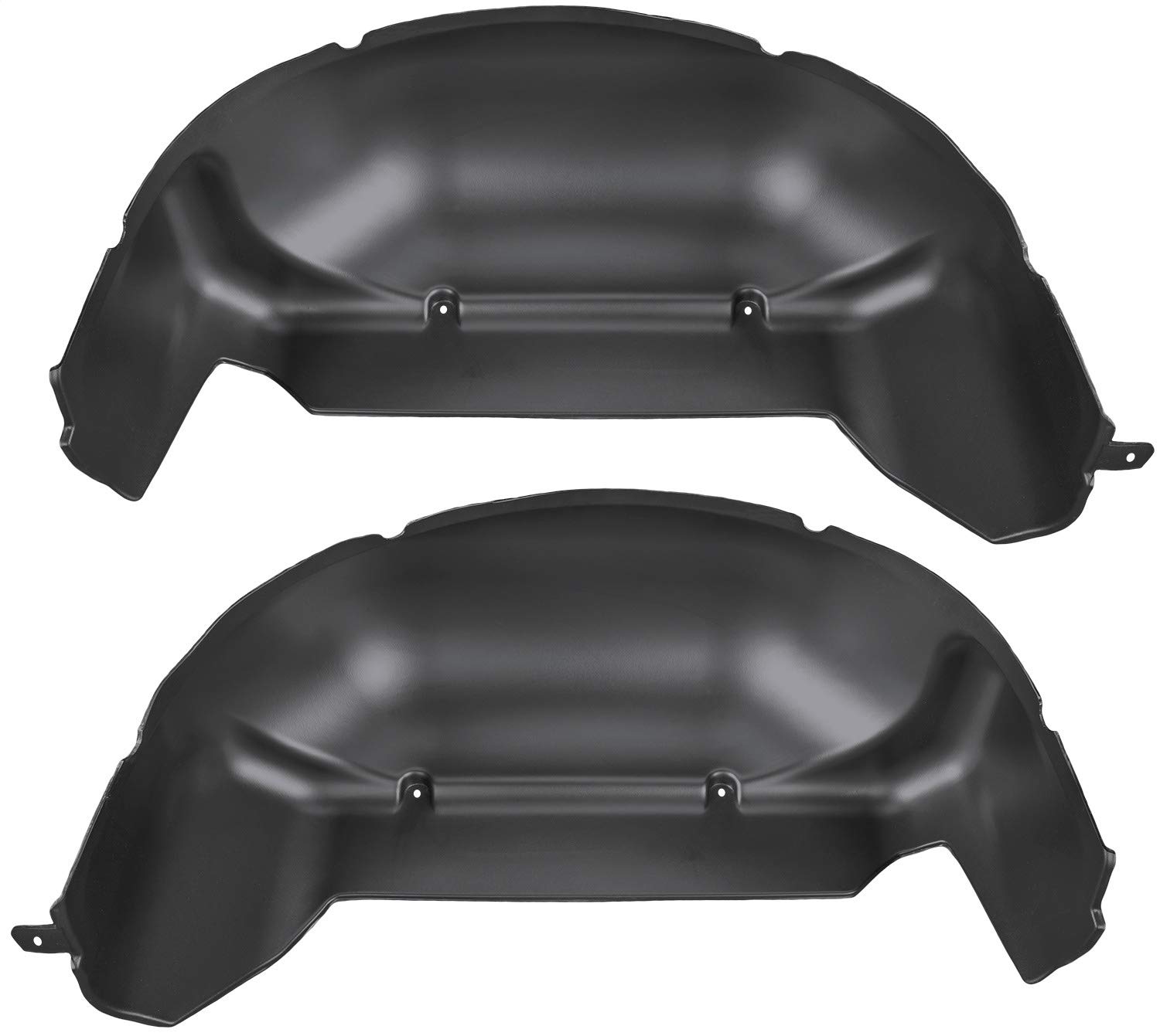 Husky Liners - Rear Wheel Well Guards | 2011 - 2016 Ford F-250/F-350 - SINGLE REAR WHEELS - Black, 2 Pc. | 79111