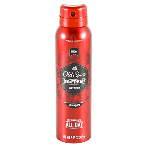 Old Spice Re-Fresh Body Spray, Swagger 3.75 oz (Pack of 2)