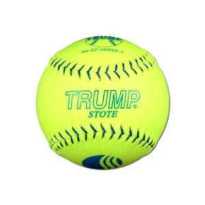 trump stote 1 dozen usssa classic m 12" softballs - 40cor/.325 compression (ak-ez-usssa-y)