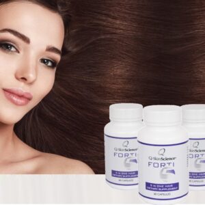 Quintessence Forti5 Hair Growth Nutritional Supplement and Vitamins with 5 Plus1 Key Substances, 1 Month Supply - 60 Caps.