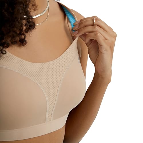 Champion womens Spot Comfort Full Support Sports Bra, Nude, 38DD US