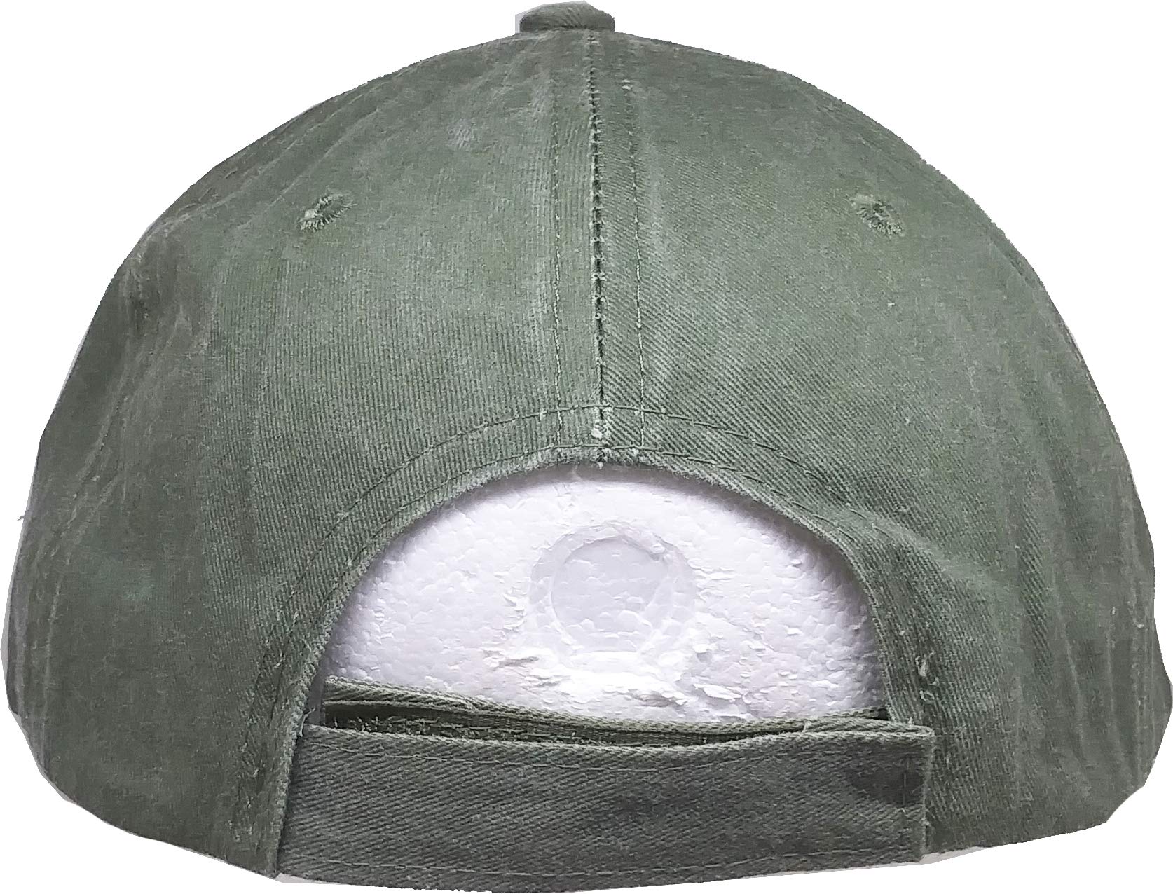 Eagle Crest Military Veteran U.S. Flag Cap, Green, Adjustable