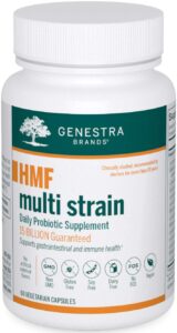 genestra brands hmf multi strain | 16 strains of probiotics to promote gi health | 60 capsules