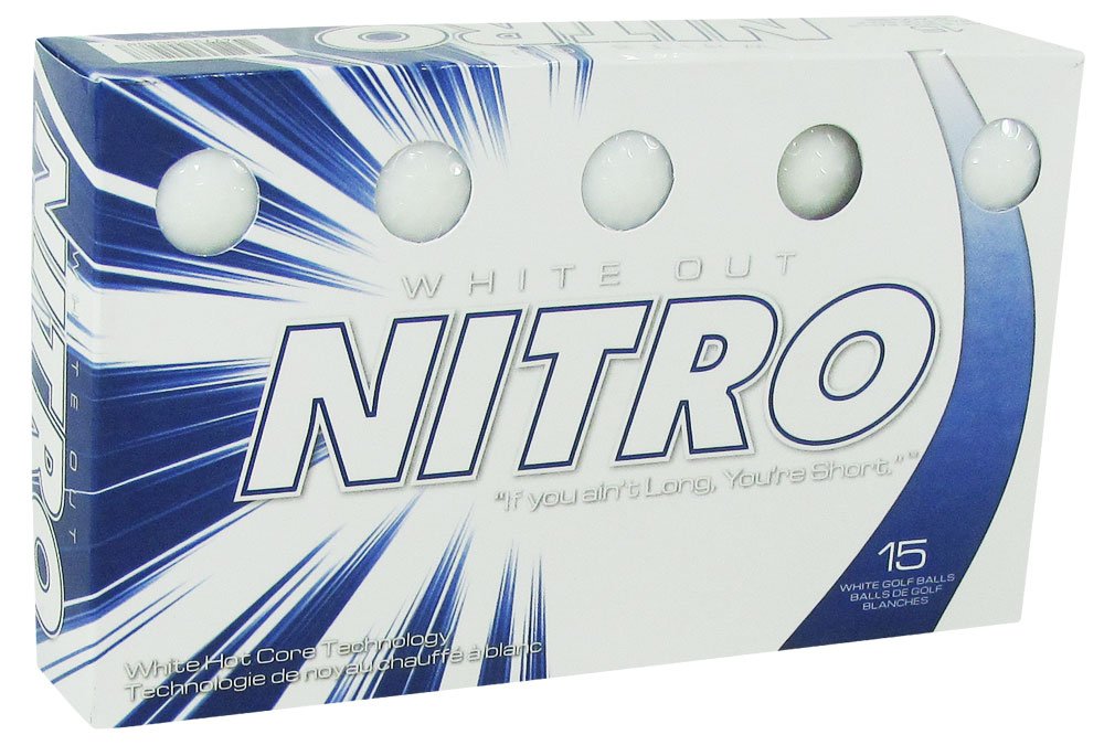 Nitro White Out Ball (15-Pack), White