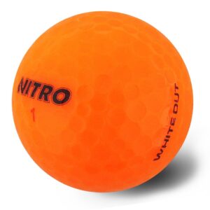 Nitro White Out Ball (15-Pack), Orange