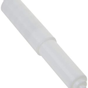 DANCO Spring-Loaded Toilet Tissue Holder Rod, White, 1-Set (88648), +