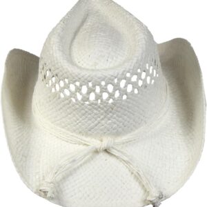 Vamuss Women's Cowboy Hat with Heart, White, One Size