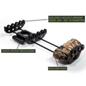 Limbsaver Silent Quiver One Piece Infinity, Mossy Oak Breakup Camo