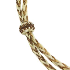 M&F Western Products Womens 0296232 Blonde/Braided Horse Hair Tassel Stampede String