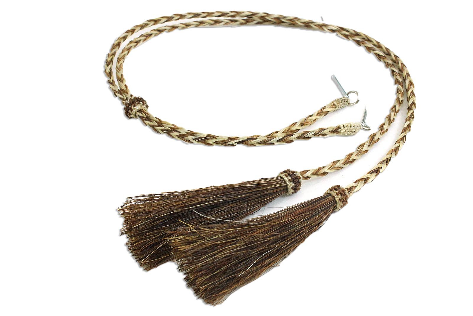 M&F Western Products Womens 0296232 Blonde/Braided Horse Hair Tassel Stampede String