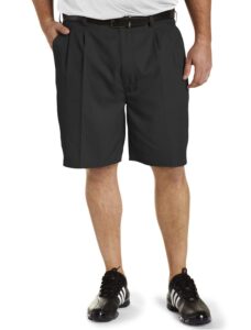 reebok golf performance pleated shorts black 48