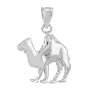 925 Sterling Silver Arabian Desert Charm Dromedary Camel Pendant