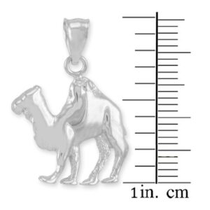 925 Sterling Silver Arabian Desert Charm Dromedary Camel Pendant