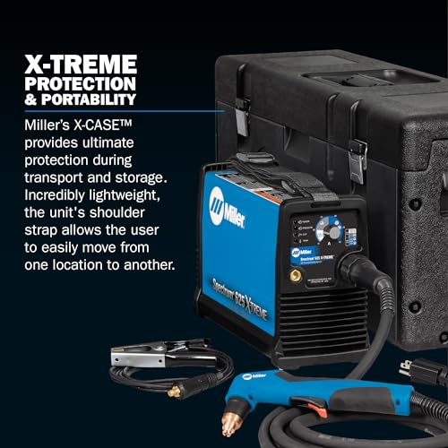 Miller 907579001 Spectrum 625 X-TREME Plasma Cutter Machine - Plasma Cutting Equipment with XT40 Torch & 20-ft. Cable - Portable Plasma Cutters 120/240V 40 Amps Cuts Up to 5/8" Mild Steel (21 lbs)