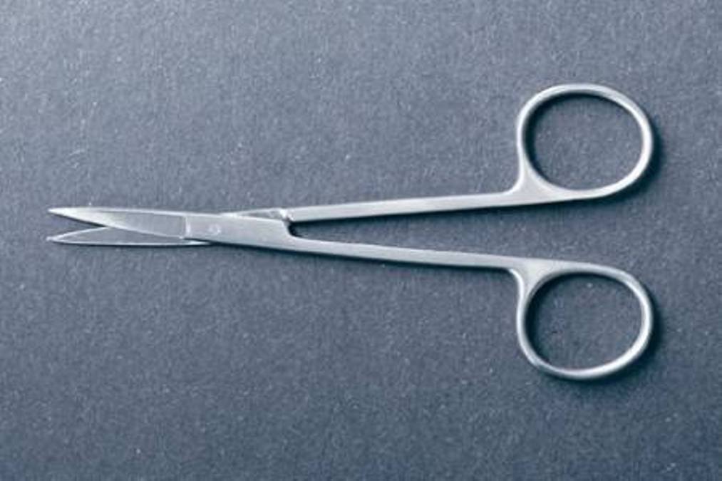 McKesson 43-1-104 Iris Tissue Scissor, Straight, 4-1/2" Length, 4.5" Length