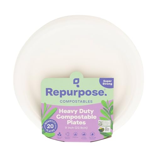 Repurpose, 9" Eco-Dinner Plates, 20 Count