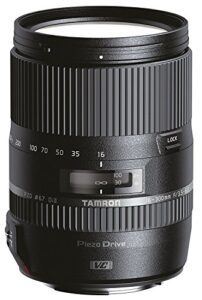 tamron 16-300mm f/3.5-6.3 di ii vc pzd macro lens for canon camera (model b016e) - international version (no warranty)