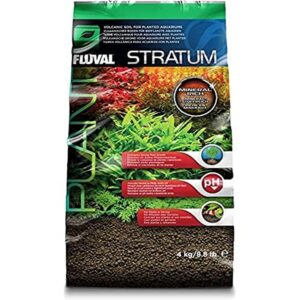 fluval 12694 plant and shrimp stratum for freshwater fish tanks, 8.8 lbs. – aquarium substrate for strong plant growth, supports neutral to slightly acidic ph