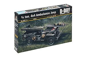 italeri 510000326 – 1: 35 1/4 ton 4x4 ambulance jeep