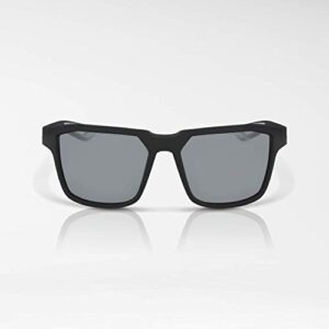 Nike Fleet Square Sunglasses, Matte Black, 55 mm