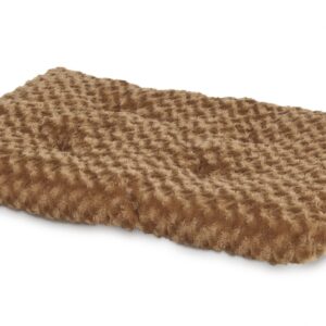 Petmate Plush Kennel Mat, Tobacco Brown, for 28" Crates