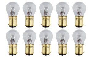 cec industries #1158 bulbs, 6.4/7 v, 16.57/5.25 w, ba15d base, s-8 shape (box of 10)