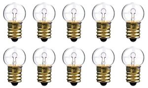 CEC Industries #509K Bulbs, 24 V, 4.32 W, E12 Base, G-6 Shape (Box of 10)