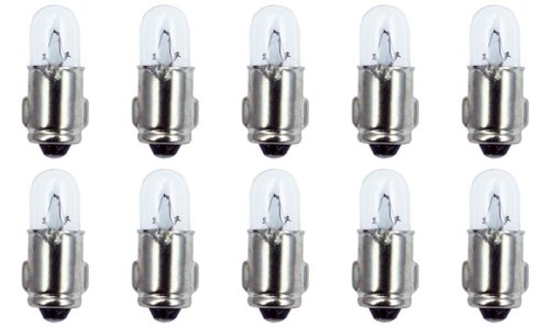 CEC Industries #3898 Bulbs, 12 V, 2.04 W, BA7s Base, T-2 Shape (Box of 10)