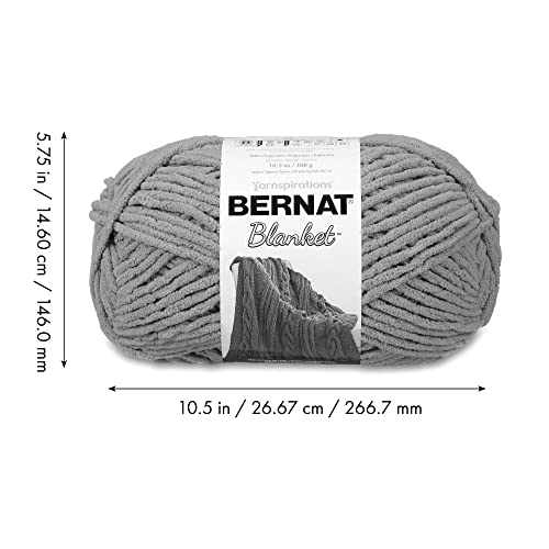 Bernat Blanket Yarn, Dark Grey