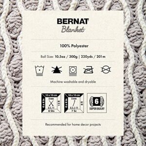 Bernat Blanket Yarn, Dark Grey