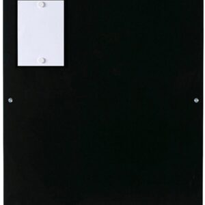 Audio-Visual Direct Magnetic Black Glass Dry-Erase Board Set - 35 1/2 x 47 1/4 Inches -