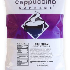 Cappuccino Supreme 2 lb bag Irish Cream Instant Cappuccino Mix