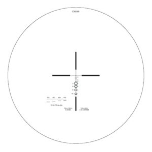 Elcan SpecterDR Rifle Scope w/Integral A.R.M.S. Picatinny Mount, 1-4x5.56mm, CX5395 DFOV14-T1