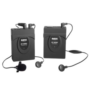 BOYA by-WM5 Wireless Lavalier Microphone System for Canon Nikon Sony Cameras DV Camcorder