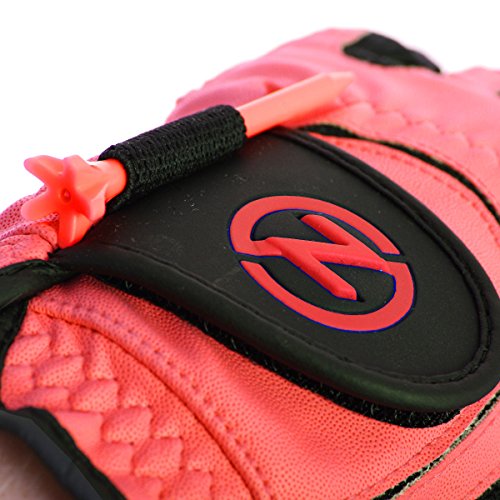 Zero Friction Men's Golf Gloves, Right Hand, One Size, Red