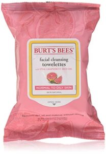 burt's bees facial cleansing towelettes, pink grapefruit 30 ea (pack of 2)