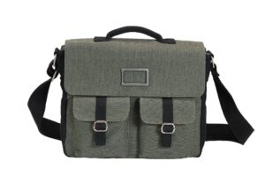 ducti ft. worth laptop messenger bag, black