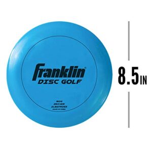 Franklin Sports Pro Disc Golf Discs Set - Equipment Starter Kit- Driver, Mid-Range, Putter Discs Included - Full Frolf - Professional Set