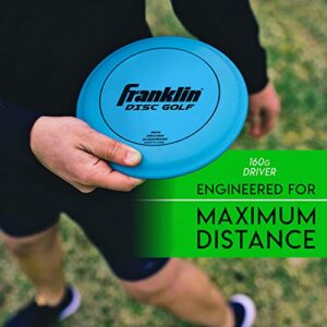 Franklin Sports Pro Disc Golf Discs Set - Equipment Starter Kit- Driver, Mid-Range, Putter Discs Included - Full Frolf - Professional Set