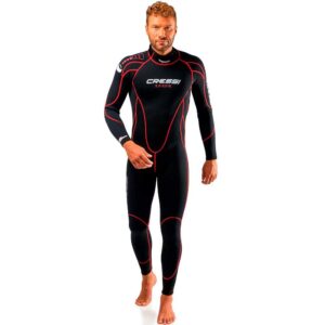 cressi maya 2.5 mm, black/red, xl