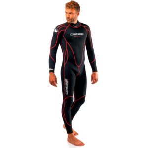 Cressi Maya 2.5 mm, Black/Red, XL