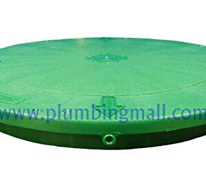 TUF-Tite 24" Heavy Duty Flat Riser Lid for TUF-Tite Risers or Corrugated Pipe Risers, Green