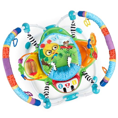 Baby Einstein Neighborhood Friends Activity Jumper with Lights and Music, 6 Months+, Max weight 25lbs., Unisex