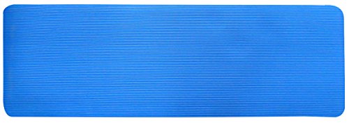 Signature Fitness All Purpose 1/2-Inch Extra Thick High Density Anti-Tear Exercise Yoga Mat with Carrying Strap, Blue