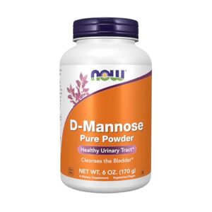 now supplements, d-mannose powder, non-gmo project verified, healthy urinary tract*, 6-ounce